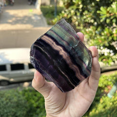 Natural Fluorite Healing Stones - Home Decor - Stunning Desk Decor