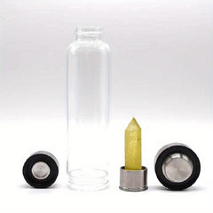 Crystal Tower Amethyst Water Bottle Energy Crystal Bottle