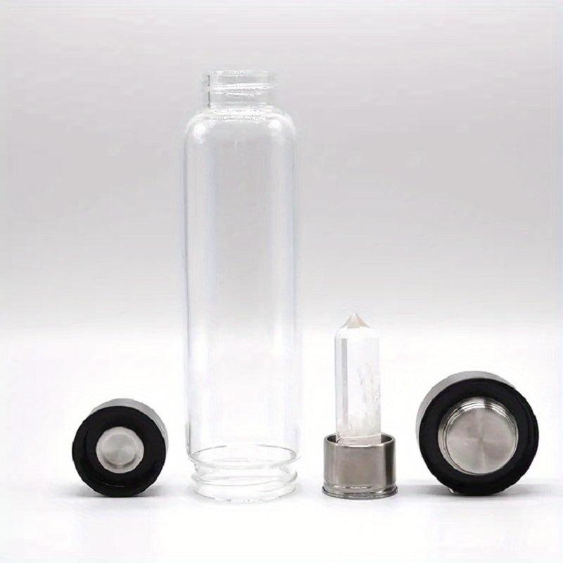 Crystal Tower Amethyst Water Bottle Energy Crystal Bottle