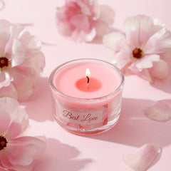 6pcs Pink Confession Scented Candles Set
