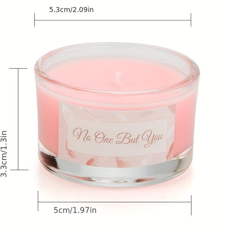 6pcs Pink Confession Scented Candles Set