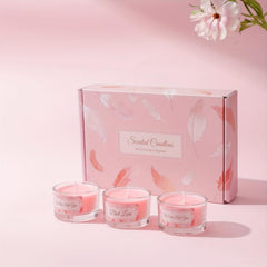 6pcs Pink Confession Scented Candles Set