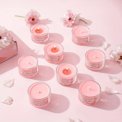 6pcs Pink Confession Scented Candles Set