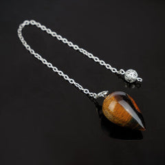 Natural Healing Crystal Pendulum Reiki Wicca Chakra Energy Pendant
