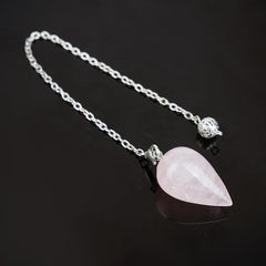 Natural Healing Crystal Pendulum Reiki Wicca Chakra Energy Pendant