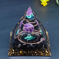 12 Constellations Orgone Pyramid Energy Orgonite