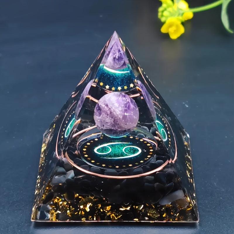 12 Constellations Orgone Pyramid Energy Orgonite