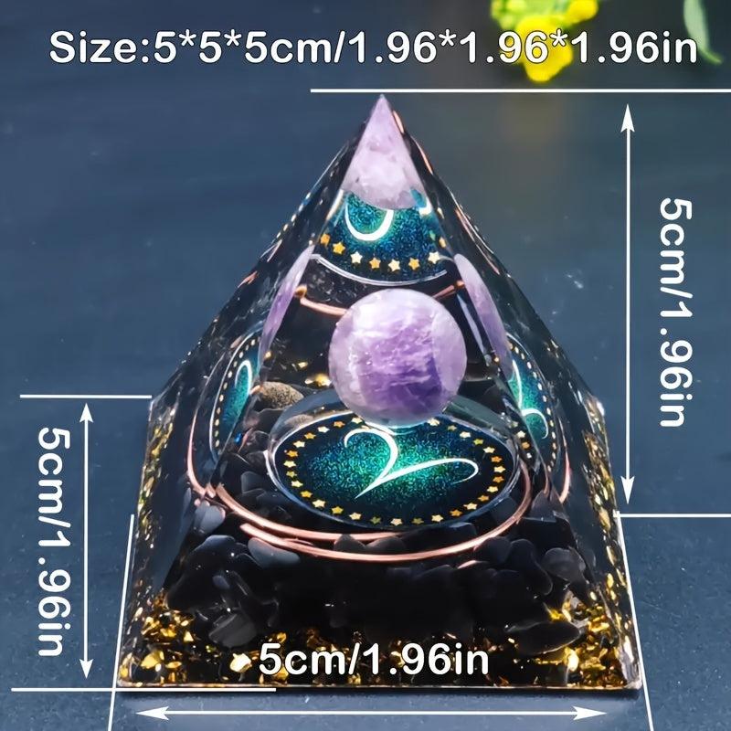 12 Constellations Orgone Pyramid Energy Orgonite