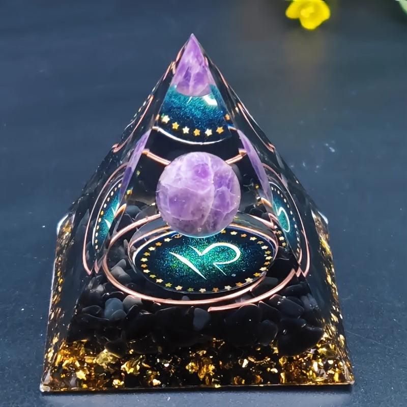 12 Constellations Orgone Pyramid Energy Orgonite