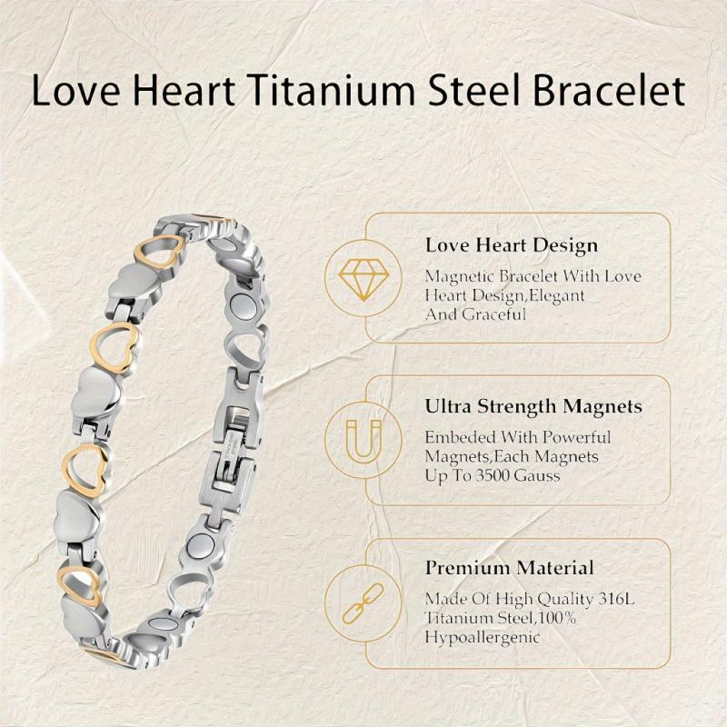 Copper Titanium Magnetic Bracelet Ultra Strength Magnetic