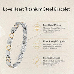 Copper Titanium Magnetic Bracelet Ultra Strength Magnetic