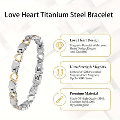 Copper Titanium Magnetic Bracelet Ultra Strength Magnetic