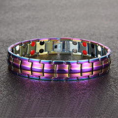 Titanium Magnetic Bracelet Double Raw Magnetic Adjustable Men's Jewelry