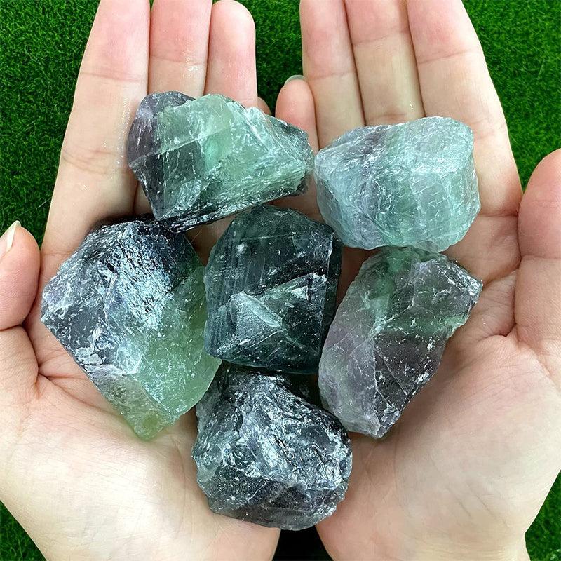 Natural Fluorite Stone Bulk Raw Crystal Fluorite Chunks Healing