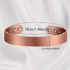 Copper Magnetic Bracelet 99.99% Pure Copper Cuff Bangle