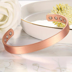 Copper Magnetic Bracelet 99.99% Pure Copper Cuff Bangle