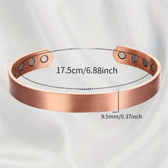 Copper Magnetic Bracelet 99.99% Pure Copper Cuff Bangle