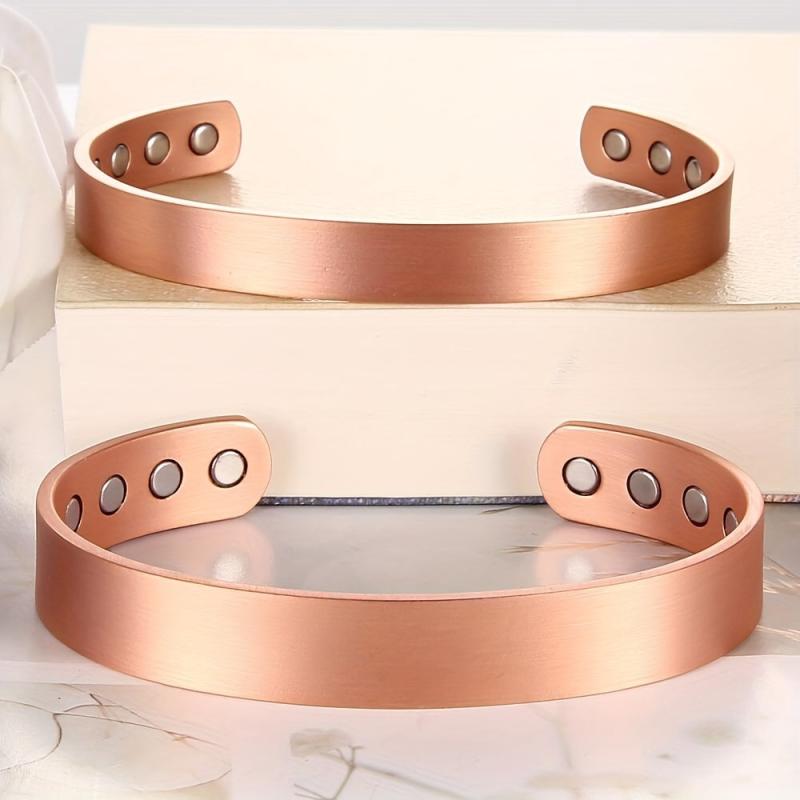 Copper Magnetic Bracelet 99.99% Pure Copper Cuff Bangle