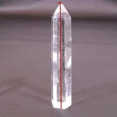 Clear Smelt Quartz Point Polished Chunks Crystal Grid
