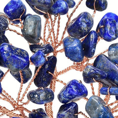 Natural Lapis Crystal Tree Home Desk Decoration