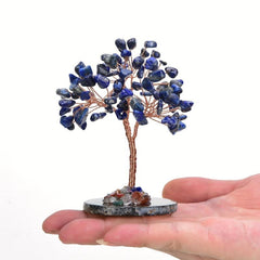Natural Lapis Crystal Tree Home Desk Decoration