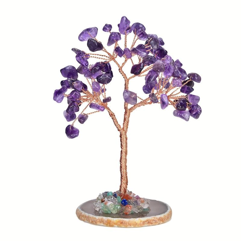 Natural Lapis Crystal Tree Home Desk Decoration