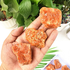 Natural Sunstone Raw Stone Healing Crystal Home Decoration & Aromatherapy