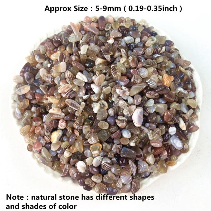 100g Botswana Agate Stone Crystal Chips Polished Stones Healing Crystals