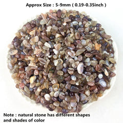 100g Botswana Agate Stone Crystal Chips Polished Stones Healing Crystals