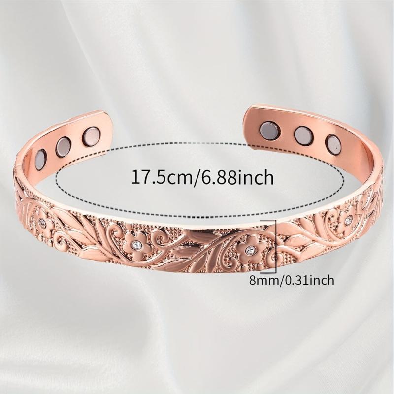 Pure Copper Bracelet For Women Ultra Magnetic Crystal Mother's Jewelry