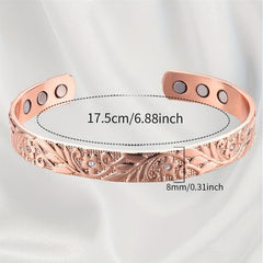 Pure Copper Bracelet For Women Ultra Magnetic Crystal Mother's Jewelry