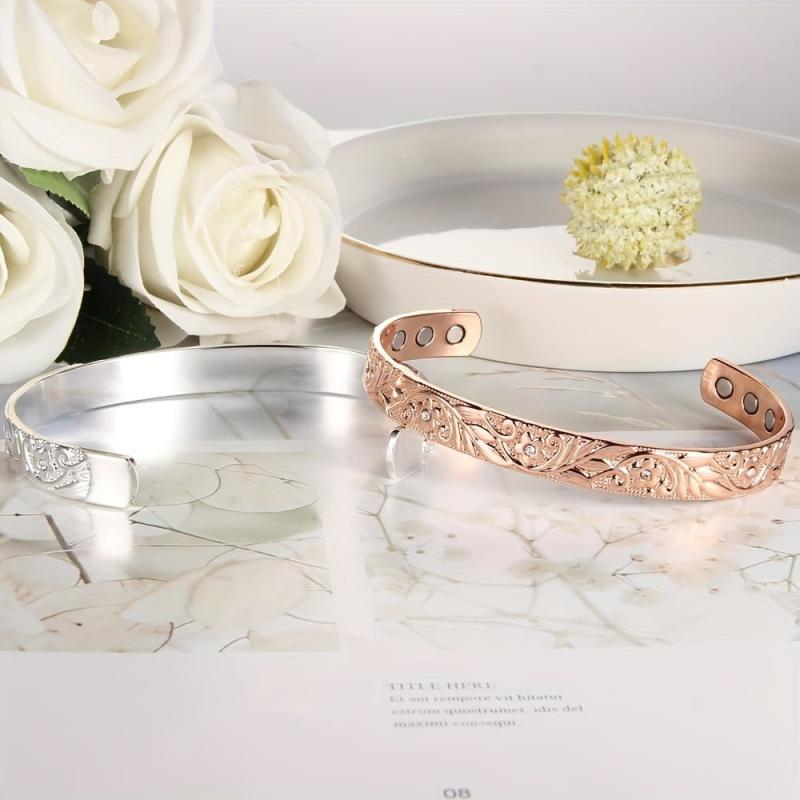 Pure Copper Bracelet For Women Ultra Magnetic Crystal Mother's Jewelry