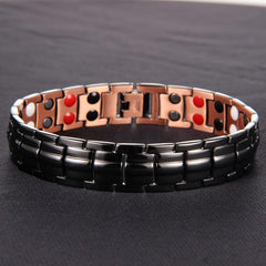 Men's Copper Magnetic Bracelet Adjustable Length Copper Jewelry