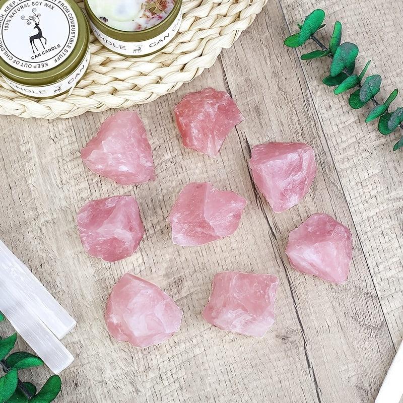 Rose Quartz Stone Bulk Raw Crystal Natural Rose Quartz Chunks