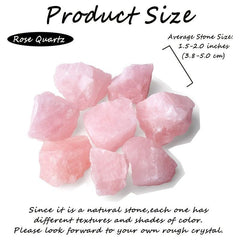 Rose Quartz Stone Bulk Raw Crystal Natural Rose Quartz Chunks