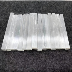 5pcs Raw Selenite Crystal Stick Healing Crystals Selenite Wand