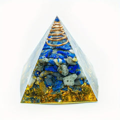 1pc AierCrystal 3 Natural Crystal Pyramid Energy Quartz Amethyst Reiki Crystal
