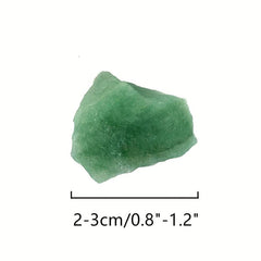 3pcs Green Aventurine Raw Healing Crystal Stone Home Decor & Aromatherapy