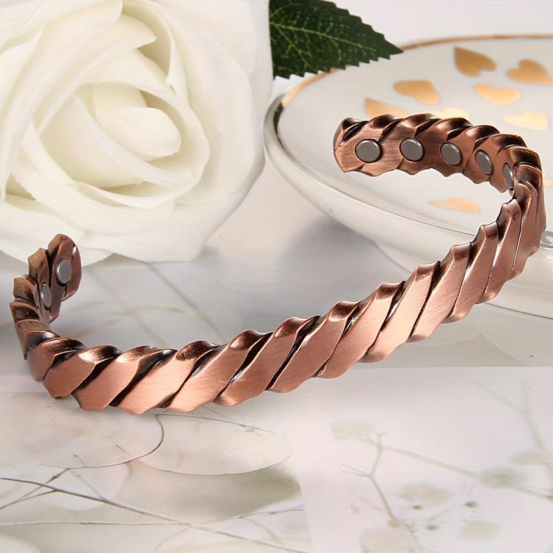 100 Pure Copper Magnetic Bracelet for Men & Women