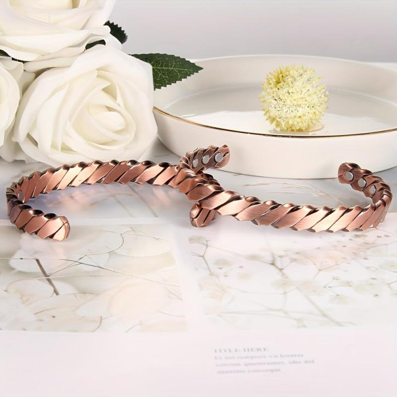 100 Pure Copper Magnetic Bracelet for Men & Women