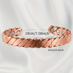 100 Pure Copper Magnetic Bracelet for Men & Women