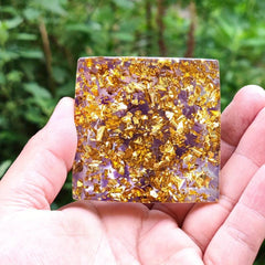 Magic Moon Orgonite Pyramid for Healing