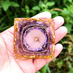 Magic Moon Orgonite Pyramid for Healing