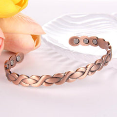 Magnetic Copper Bracelet Lymph Detox Ultra Strength Jewelry Gift