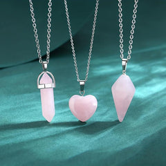 3pcs Crystal Agate Necklace Set - Perfect Gift for Women