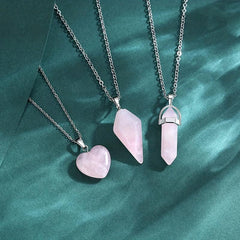 3pcs Crystal Agate Necklace Set - Perfect Gift for Women