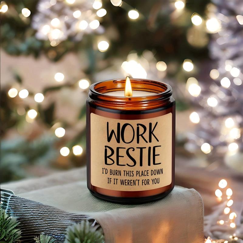Scented Jar Candle for Coworker - Funny Farewell Gift