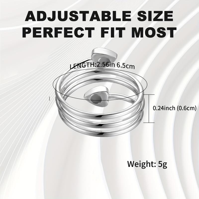2pcs Titanium Steel Magnetic Bracelets with Ultra Strength Magnets