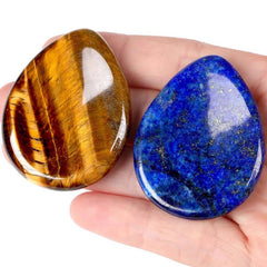 Tiger's Eye Lapis Lazuli Healing Crystals Set - 2pc