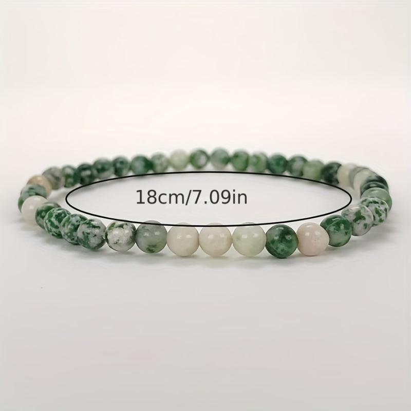 Natural Green Energy Crystal Bracelet for Yoga Meditation Gift